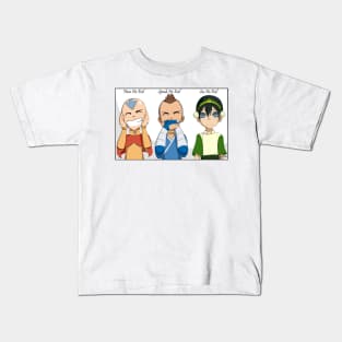 Hear no Evil Speak no Evil See no Evil Kids T-Shirt